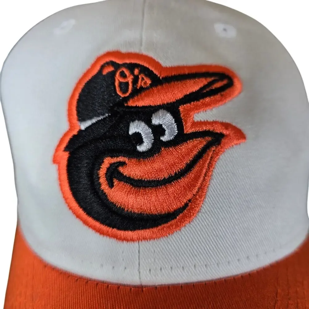 Team MLB Baltimore Orioles Hat OC Sports Strapback Hook Loop Baseball Cap YOUTH